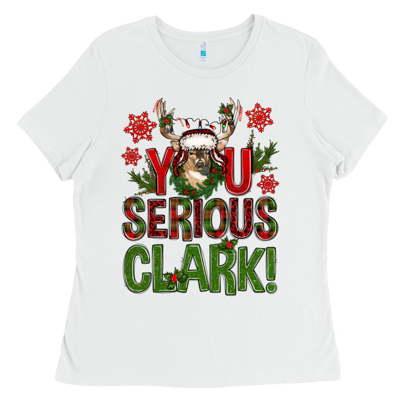 You Serious Clark With Deer Bbs Ladies Tee by BundleAndBundleShop | Teevron