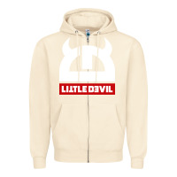 Sandshell little devil Zipper Hoodie - artisFamous