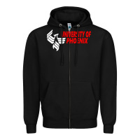 Black university of phoenix Zipper Hoodie - artisFamous