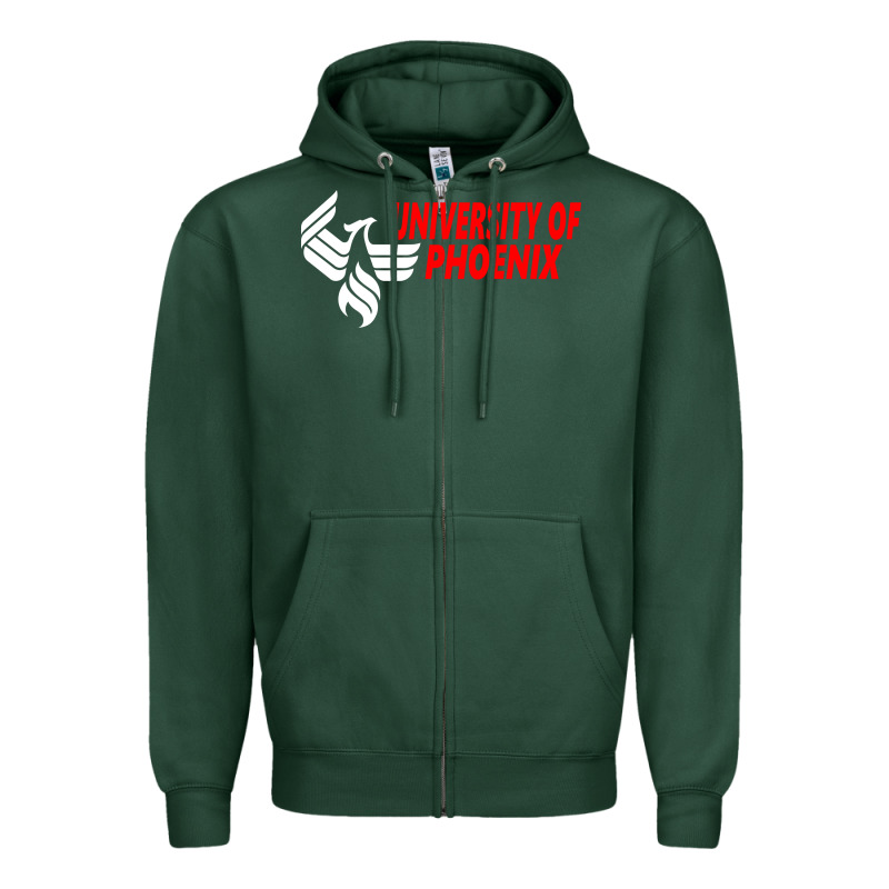 University Of Phoenix Zipper Hoodie by artisFamous | Teevron
