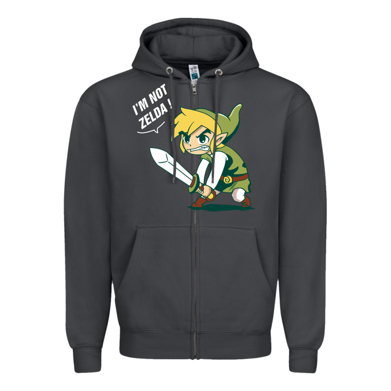 I’m Not Zelda Zipper Hoodie by artisFamous | Teevron