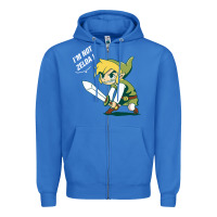 True Royal i’m not zelda Zipper Hoodie - artisFamous