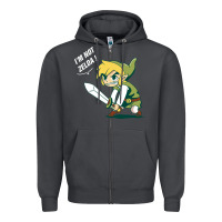 Smoke i’m not zelda Zipper Hoodie - artisFamous