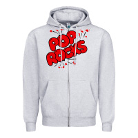 Heather Grey pop rocks Zipper Hoodie - artisFamous