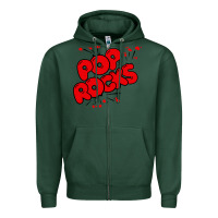 Sports Green pop rocks Zipper Hoodie - artisFamous