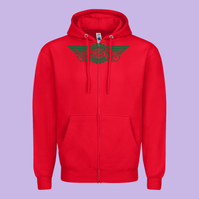 Wingstop Zipper Hoodie Designed By Artisfamous