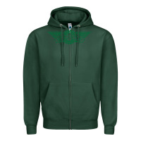 Sports Green wingstop Zipper Hoodie - artisFamous