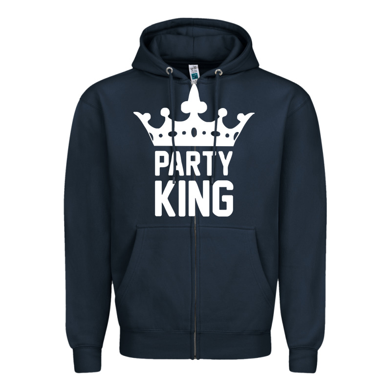 Party King Zipper Hoodie by artisFamous | Teevron