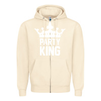 Sandshell party king Zipper Hoodie - artisFamous