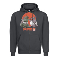 Smoke sumo pop Zipper Hoodie - artisFamous