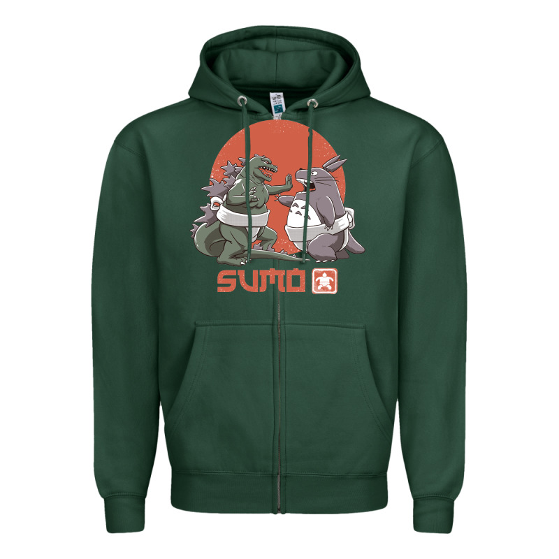 Sumo Pop Zipper Hoodie by artisFamous | Teevron