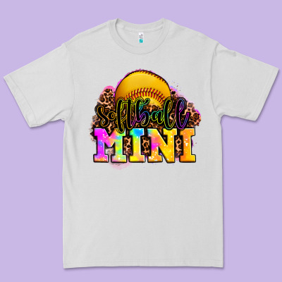 Softball Mini Premium Tee Designed By Oliviacreatesart