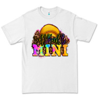 White softball mini Premium Tee - OliviaCreatesArt