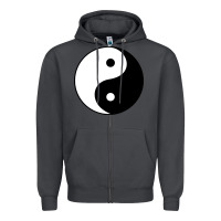 Smoke Yin and yang Zipper Hoodie - artisFamous