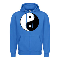 True Royal Yin and yang Zipper Hoodie - artisFamous