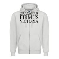 Dove Grey gradarius firmus victoria Zipper Hoodie - artisFamous