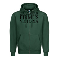 Sports Green gradarius firmus victoria Zipper Hoodie - artisFamous