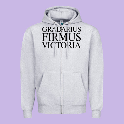 Gradarius Firmus Victoria Zipper Hoodie Designed By Artisfamous