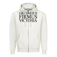 Oatmeal Heather gradarius firmus victoria Zipper Hoodie - artisFamous