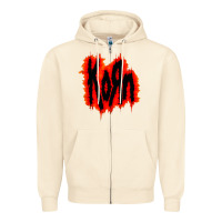 Sandshell vintage kor'n Zipper Hoodie - artisFamous