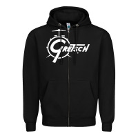 Black gretsch Zipper Hoodie - artisFamous