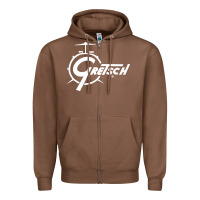 Chestnut gretsch Zipper Hoodie - artisFamous