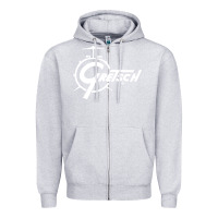 Heather Grey gretsch Zipper Hoodie - artisFamous