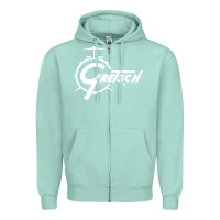 Seafoam gretsch Zipper Hoodie - artisFamous