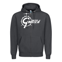 Smoke gretsch Zipper Hoodie - artisFamous
