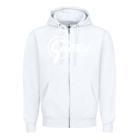 White gretsch Zipper Hoodie - artisFamous