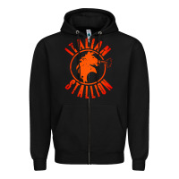 Black italian stallion Zipper Hoodie - artisFamous