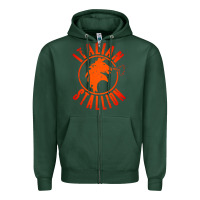 Sports Green italian stallion Zipper Hoodie - artisFamous