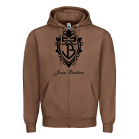 Chestnut jona's brothers Zipper Hoodie - artisFamous