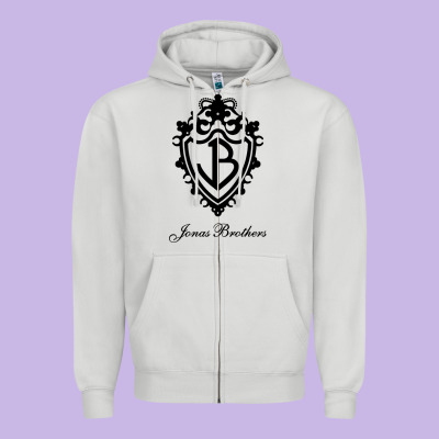 Jona's Brothers Zipper Hoodie Designed By Artisfamous