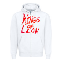 White kings of leon Zipper Hoodie - artisFamous