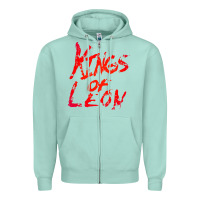 Seafoam kings of leon Zipper Hoodie - artisFamous