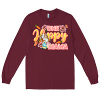 Burgundy One hoppy Mama Long Sleeve Tee - LillyAllenDesigns