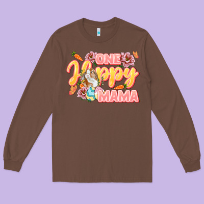 One Hoppy Mama Long Sleeve Tee Designed By Lillyallendesigns
