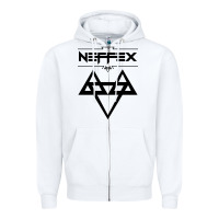 White neffex Zipper Hoodie - artisFamous