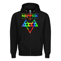 Black neffex Zipper Hoodie - artisFamous