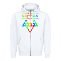 White neffex Zipper Hoodie - artisFamous