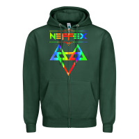 Sports Green neffex Zipper Hoodie - artisFamous