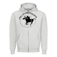Dove Grey neil young Zipper Hoodie - artisFamous