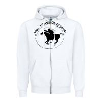 White neil young Zipper Hoodie - artisFamous