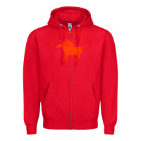 Red neil young Zipper Hoodie - artisFamous