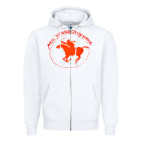 White neil young Zipper Hoodie - artisFamous