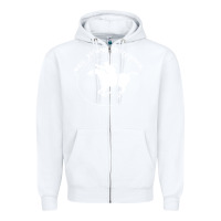 White neil young Zipper Hoodie - artisFamous