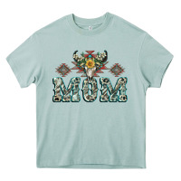 Arona Mom with Cow skull Mother's Day Heavy Core Tee - CowGirlArtShop