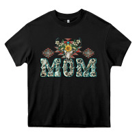 Black Mom with Cow skull Mother's Day Heavy Core Tee - CowGirlArtShop