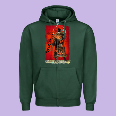 Vintage Candyman Be My Victim Halloween Zipper Hoodie Designed By Artisfamous